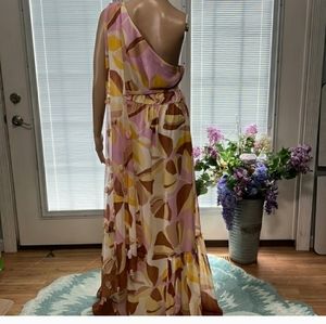 NWT $695 Sachin & Babi Tori Printed Georgette Dress